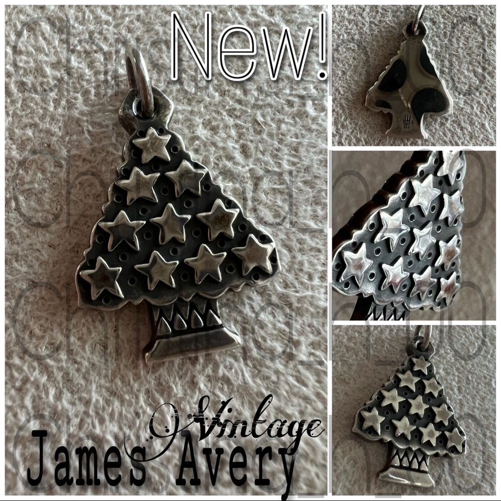 NEW Vintage James Avery retired Christmas tree star ornaments - Picture 9 of 9